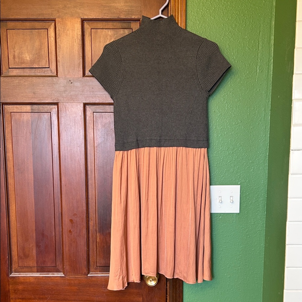 Elegant Two-Tone Dress